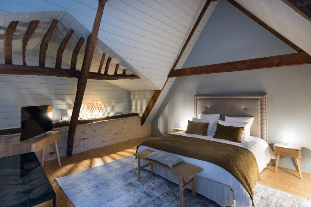 GITE LA GACILLY chambre